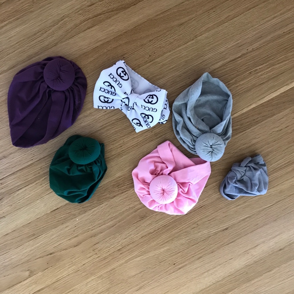 Bundle turbans and one headband